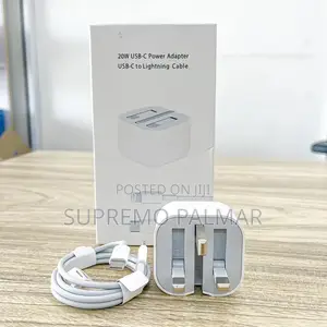 Original Apple 20W USB-C Fast Charger + Lightning Cable