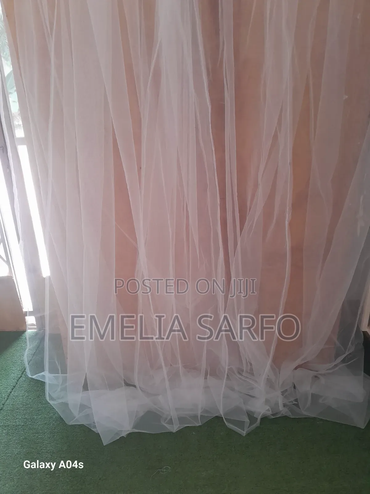 White Long Tulle for Backdrop Decor
