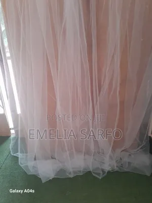 White Long Tulle for Backdrop Decor