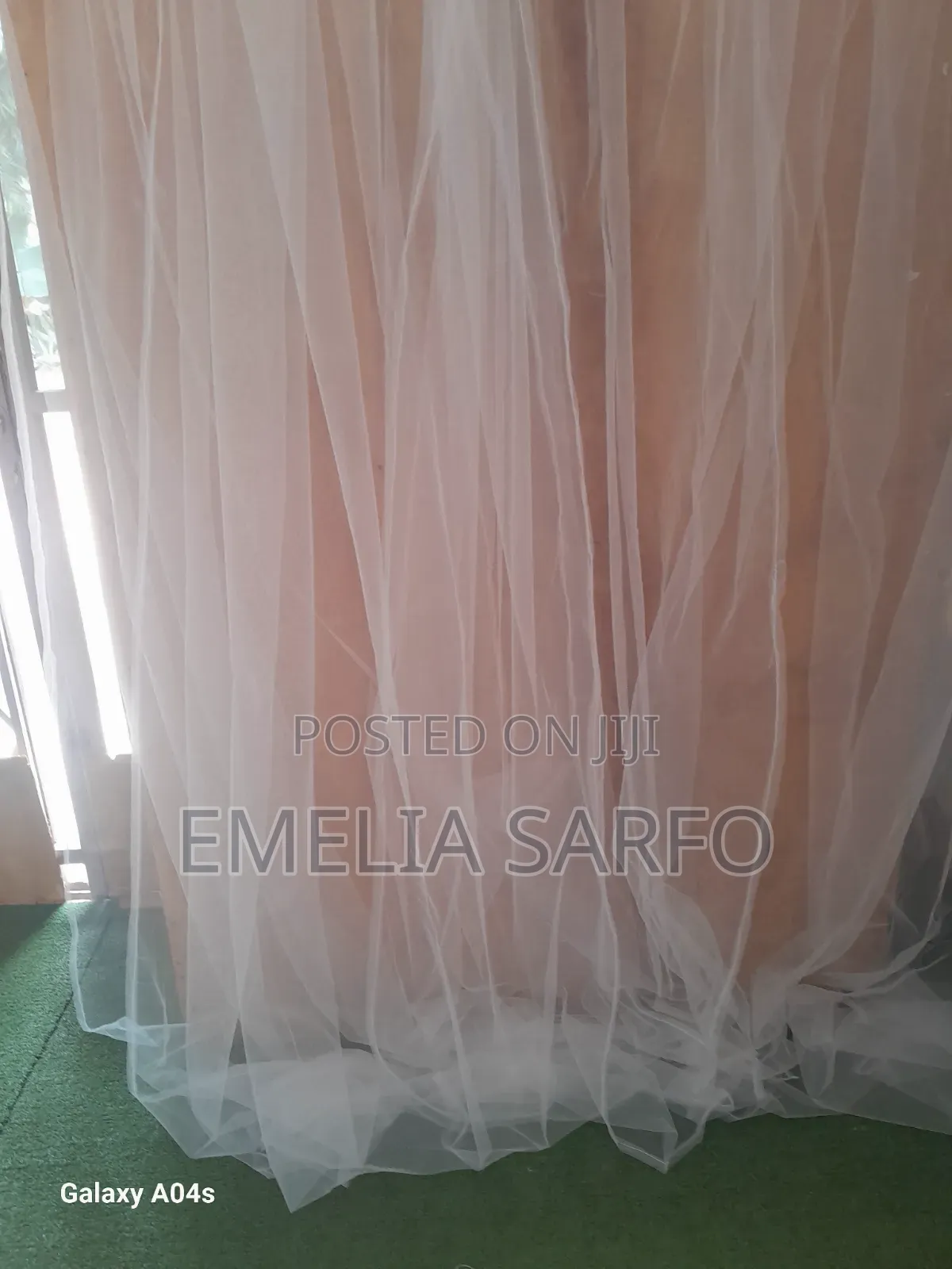 White Long Tulle for Backdrop Decor