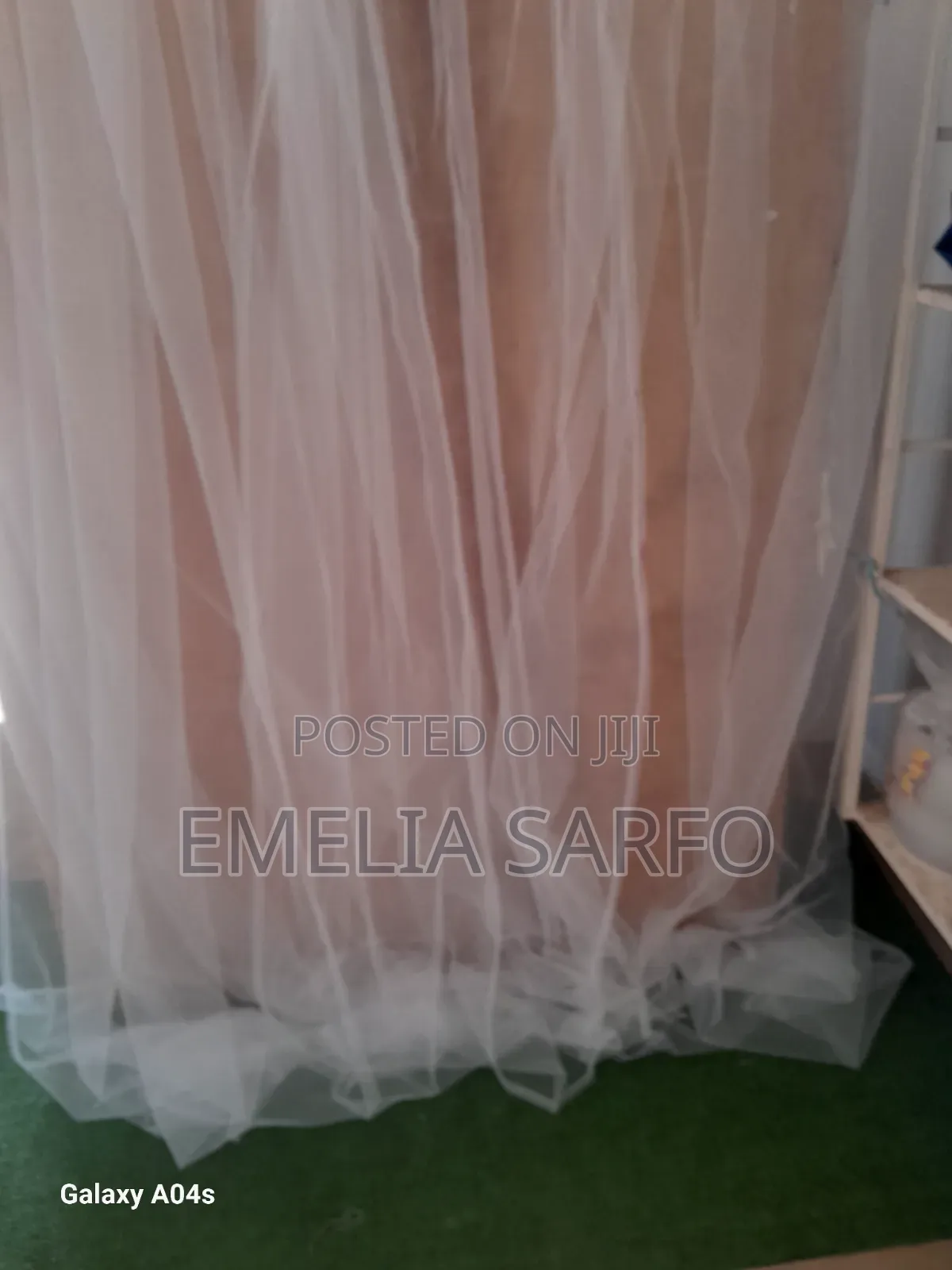 White Long Tulle for Backdrop Decor