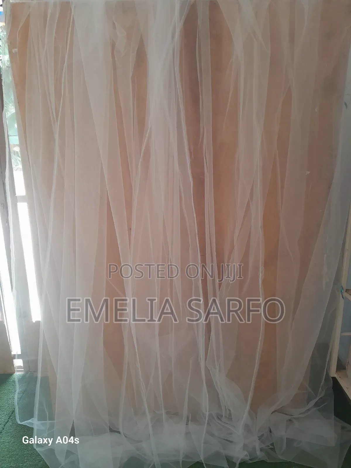 White Long Tulle for Backdrop Decor