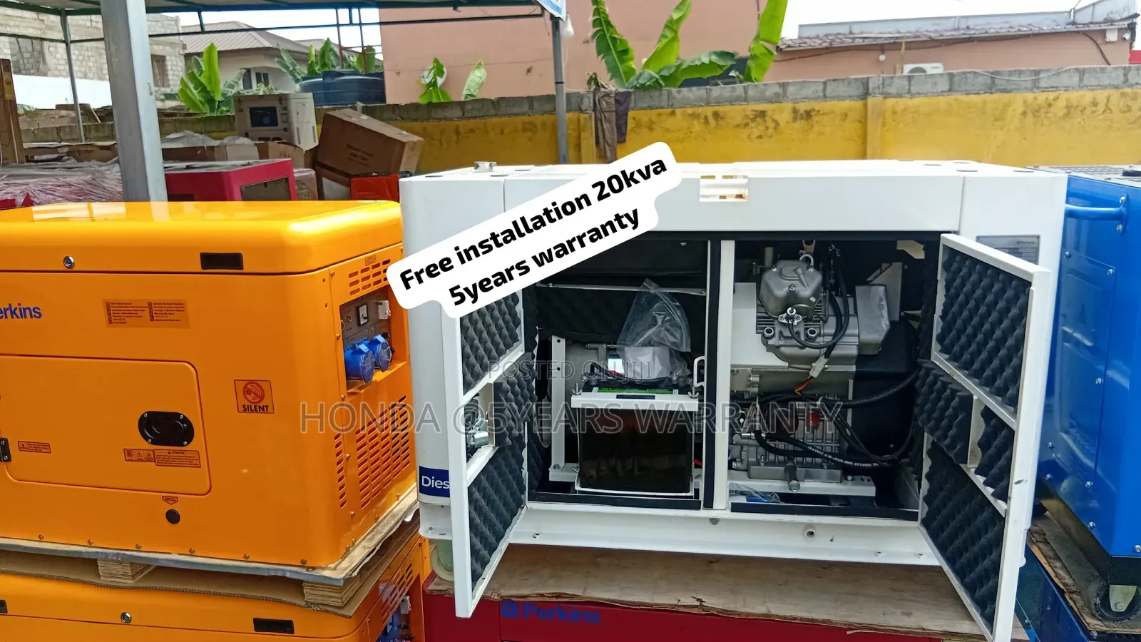 Best-Selling Perkins 20kVA Silent Generator With Installation 20kva