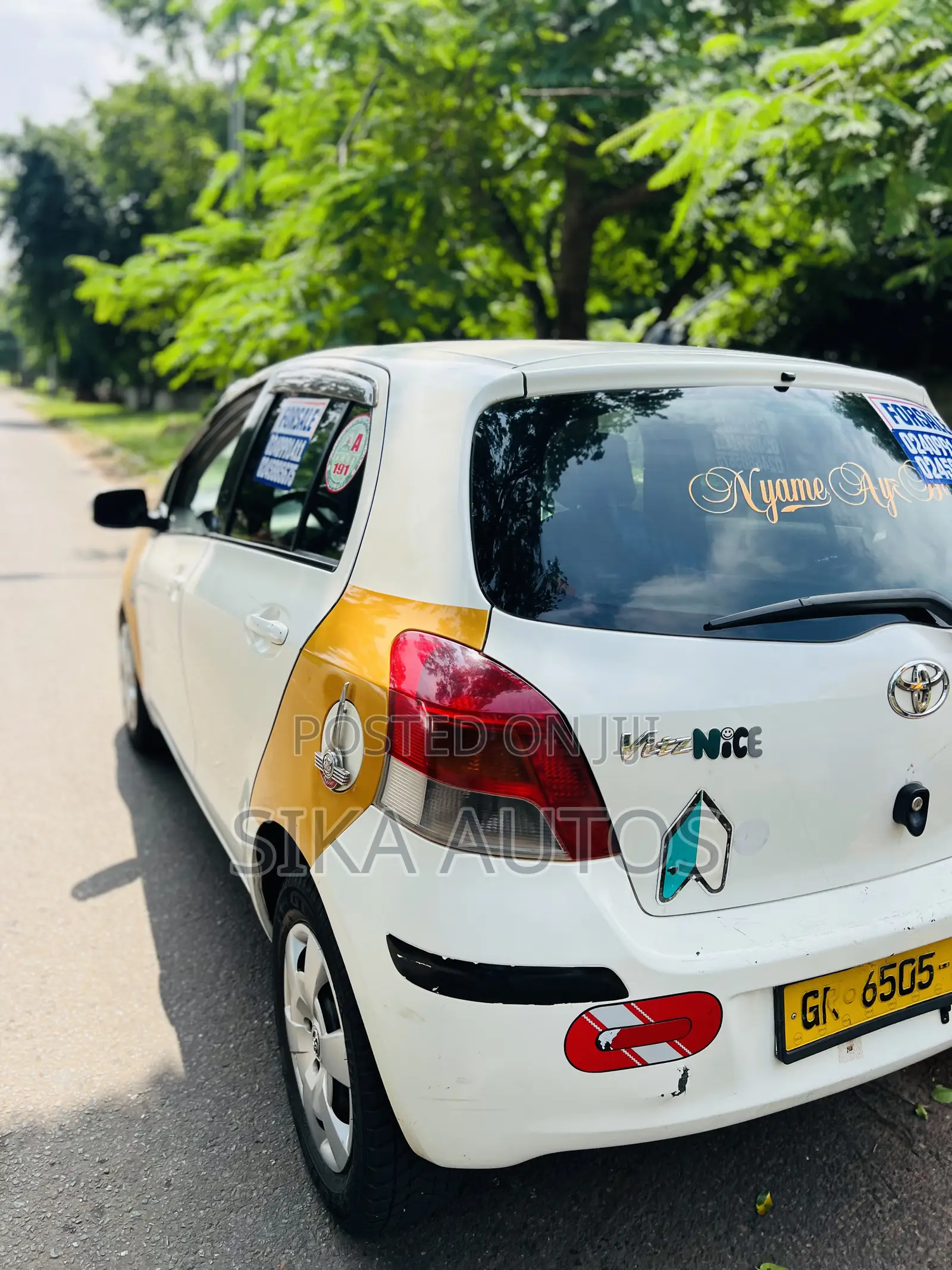 Toyota Vitz 1.3 AWD 3dr 2010 White