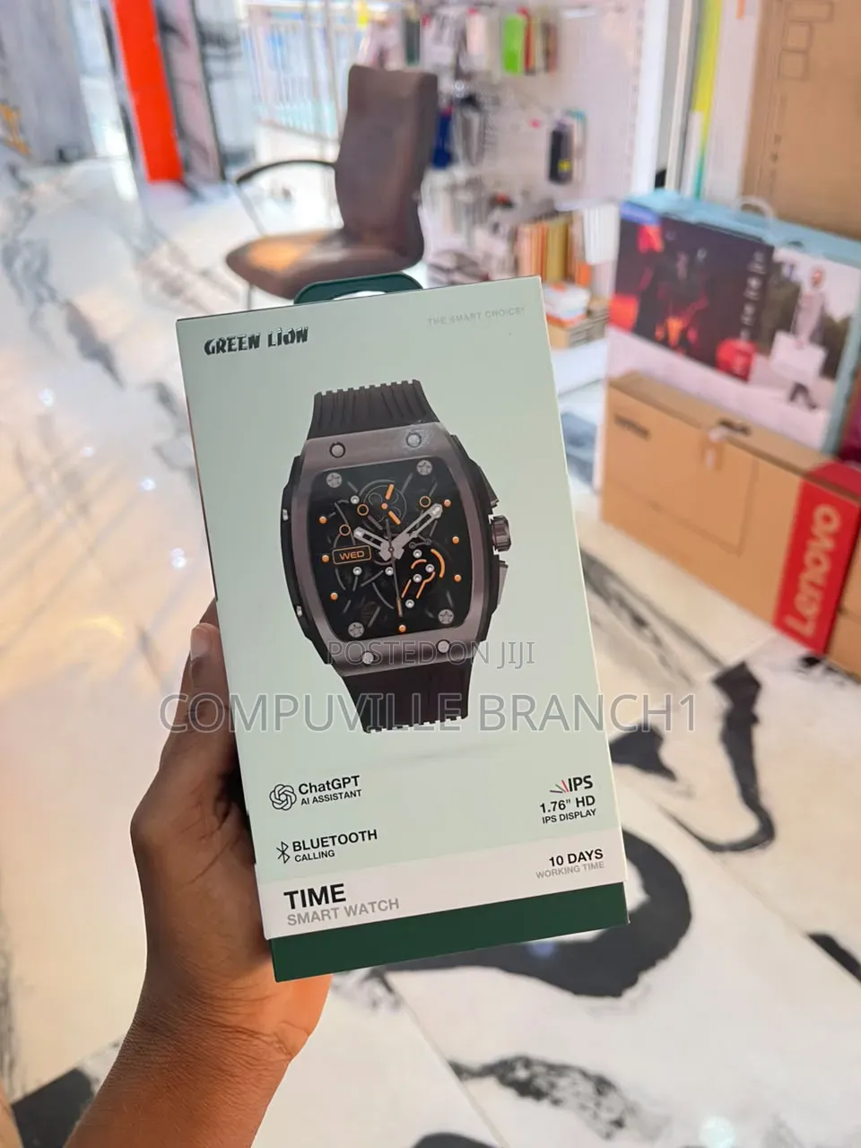 Green Lion Time Smart Watch
