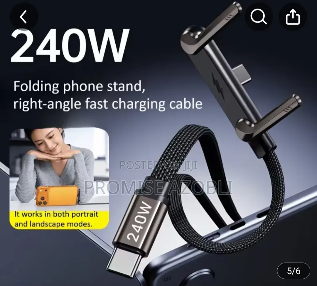 Type C Cable With Stand