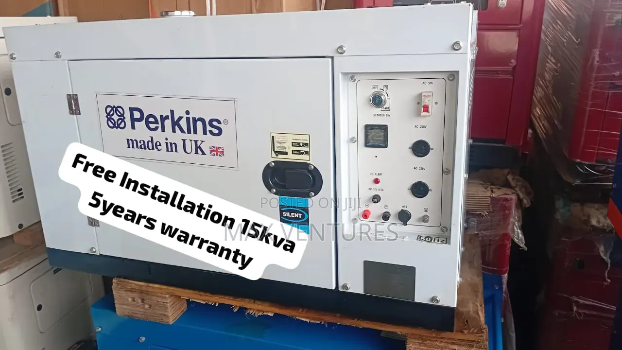 Rugged Perkins 15kVA Generator for Shops, Offices Homes 15kva