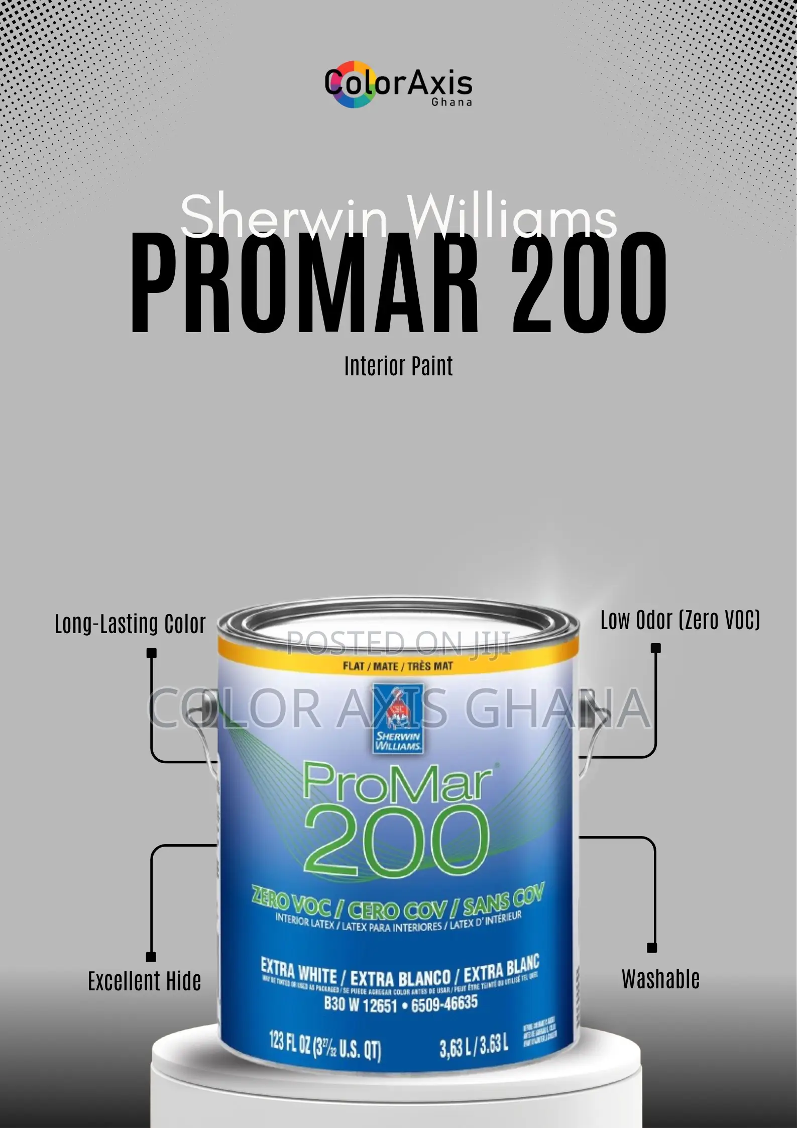 Interior Paint Sherwin-Williams ProMar 200 3.7L