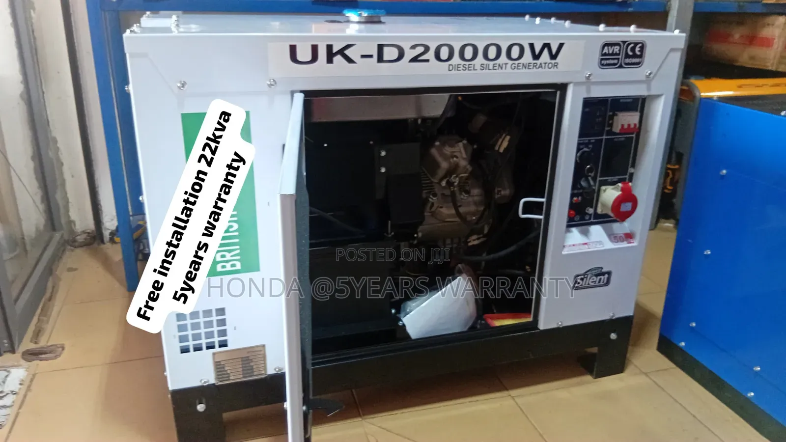 Perkins 22kVA 1-Phase Generator – Built for Continuous Operation 22kva