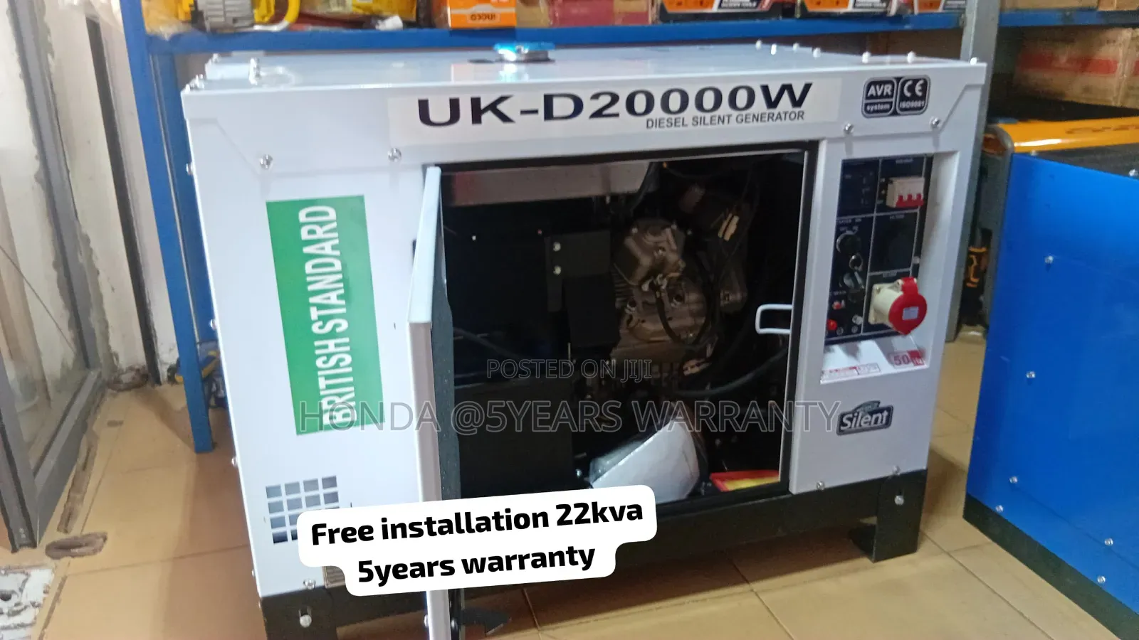 Perkins 22kVA Silent Generator – Reliable Power Anytime 22kva