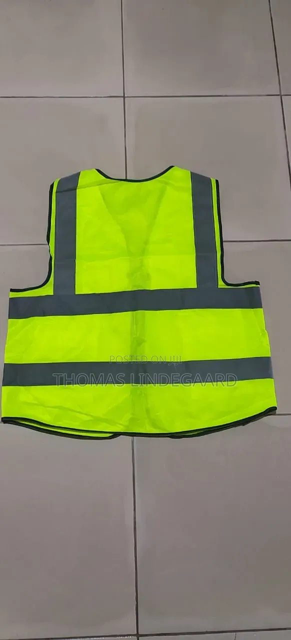 High-Visibility Reflective Safety Vest With Pockets