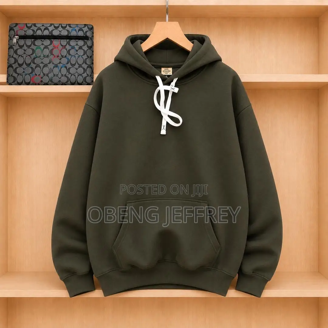 Original Plain Woolen Hoodie in Colours