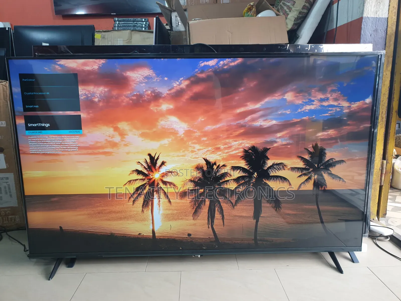 Crystal Uhd 65"samsung HDR Smart Satellite TV