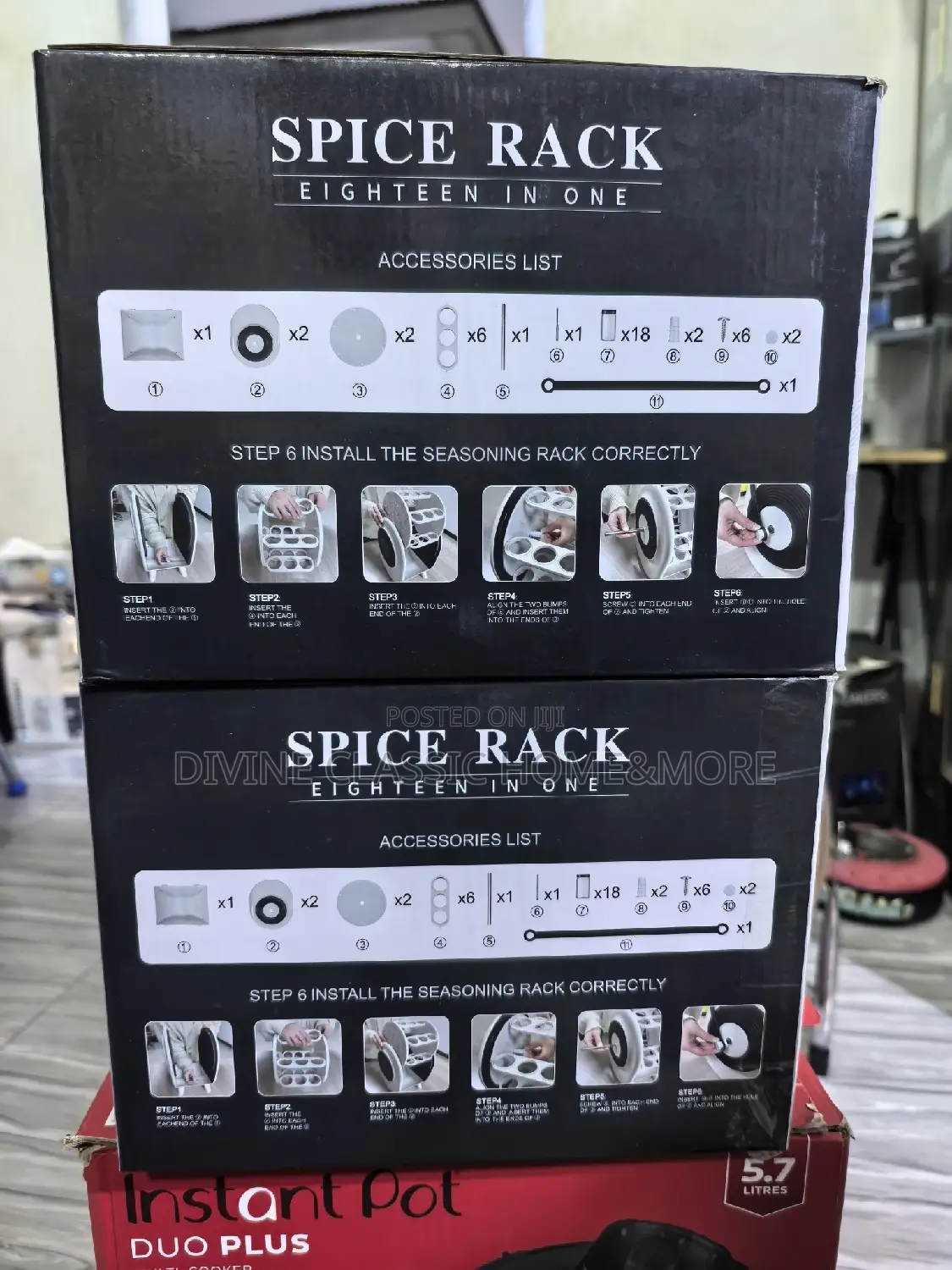 18 Jar Rotating Spice Rack