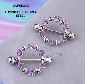 Titanium Steel Nipple Ring