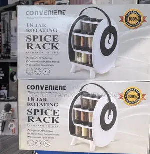 18 Jar Rotating Spice Rack