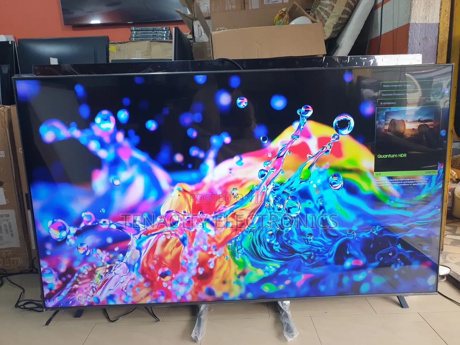 Airslim Qled 65inchs Samsung Uhd HDR Smart Satellite TV