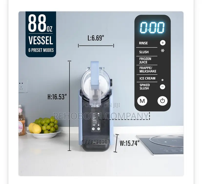 Ice-Free Smoothie Slushie Maker Smooth Beverage Slushy Machine