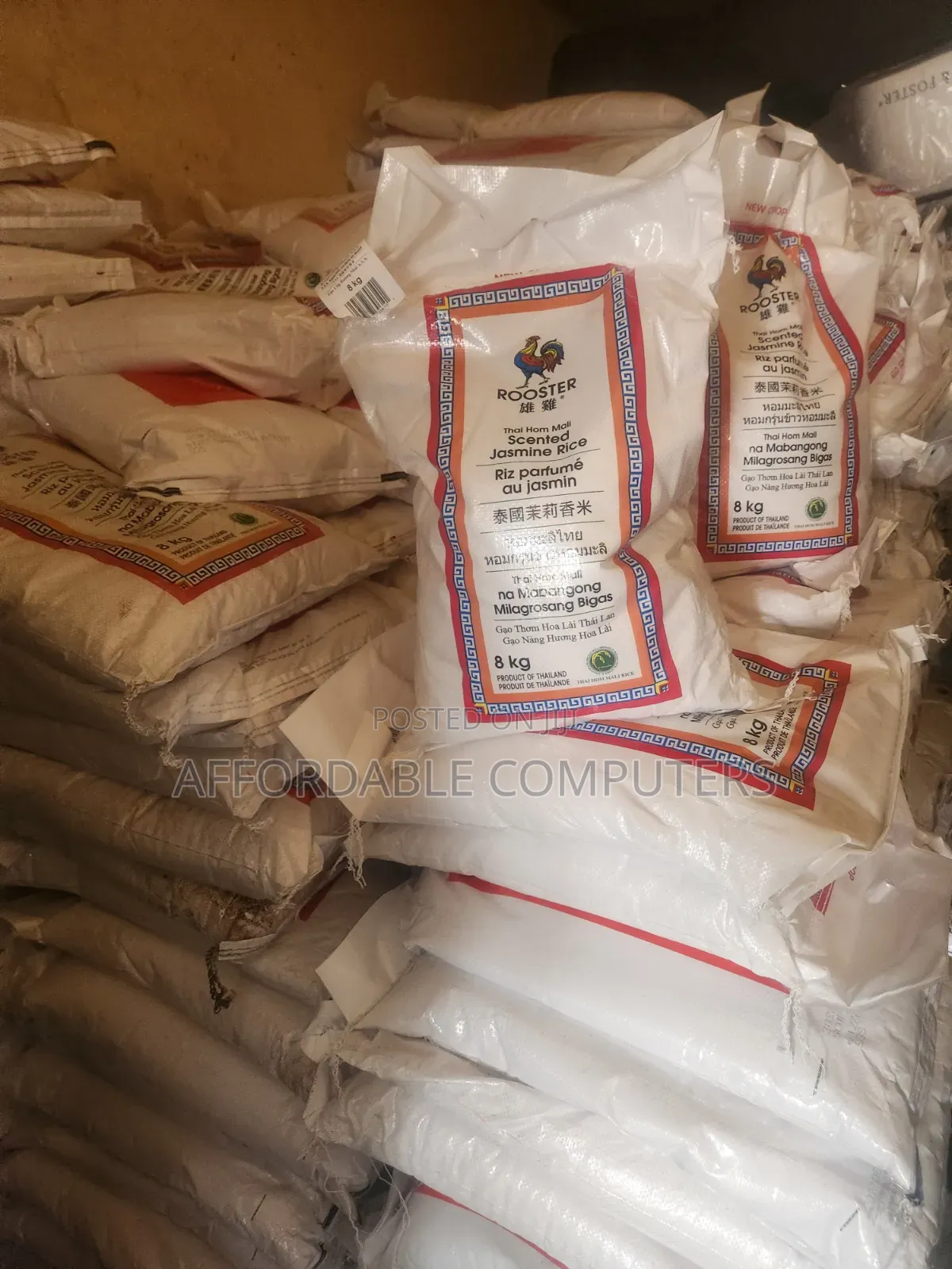 Rooster Jasmine Rice 8kg