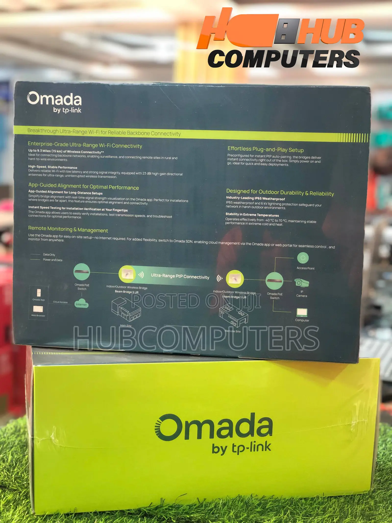 TP-Link Omada Ultra Long Range Wireless Beam Bridge 5 UR KIT