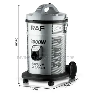 RAF R.6672 Rod Type Vacuum Cleaner 3000W 25L Large