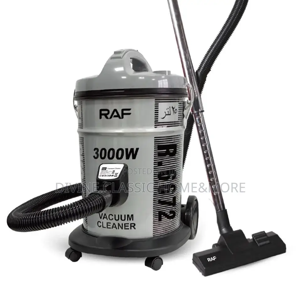 RAF R.6672 Rod Type Vacuum Cleaner 3000W 25L Large