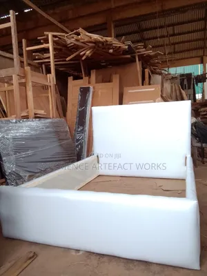 Leather Double Bed