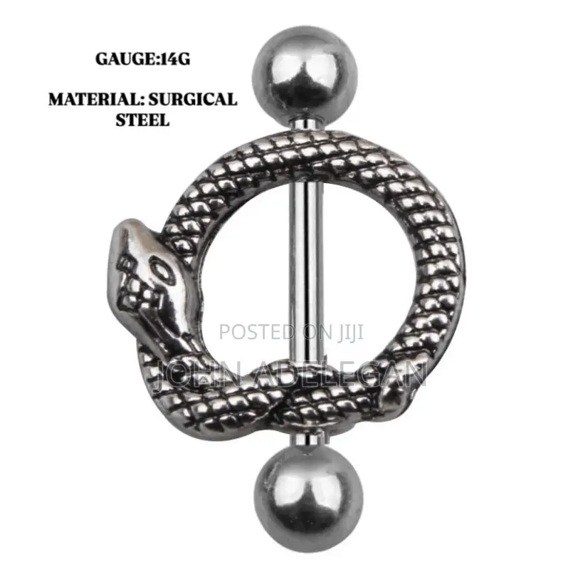 Titanium Steel Nipple Ring