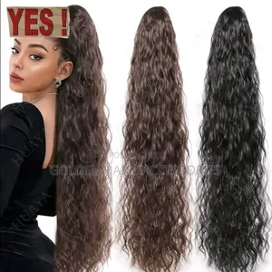 36inchs Weavy Curly Drawstring Ponytail