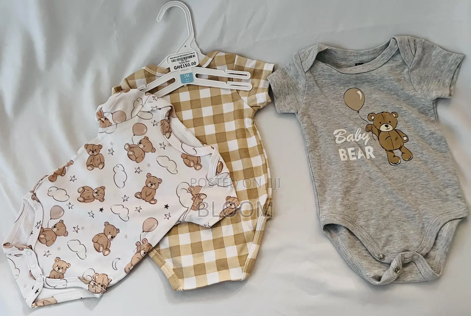 New Baby Bear Bodysuit Set