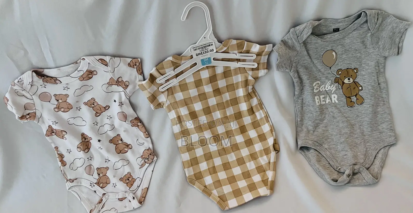 New Baby Bear Bodysuit Set