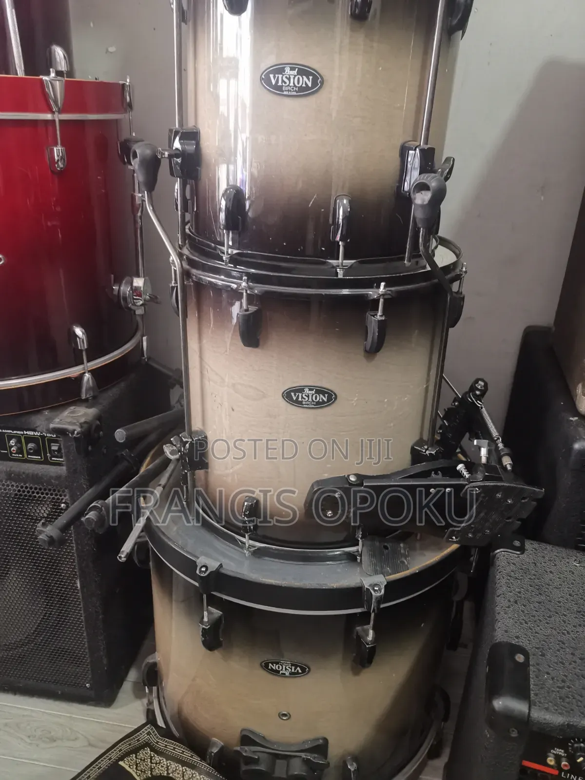 Pearl Vision Birch Drum