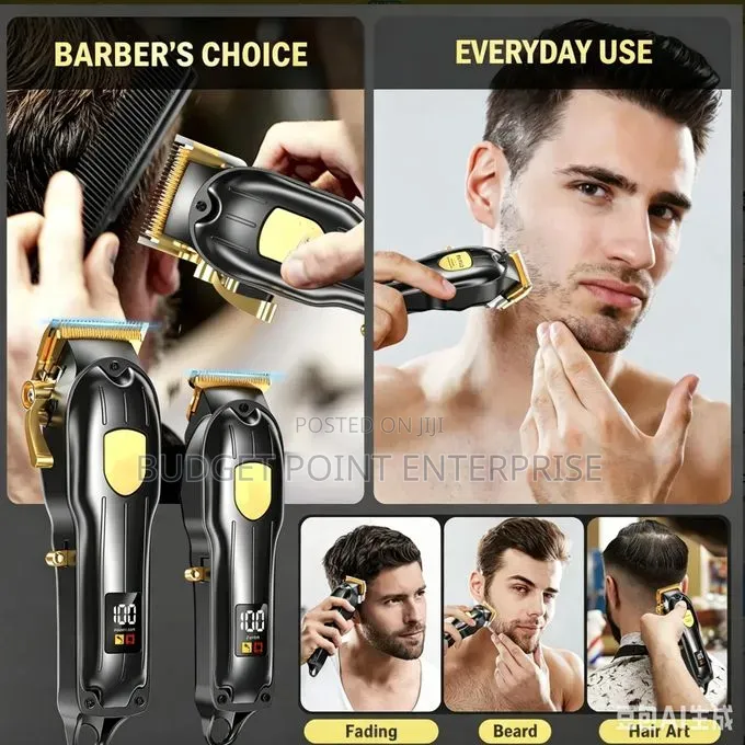 2in1 Rechargeable Hair Clippers Led Display With Accessories