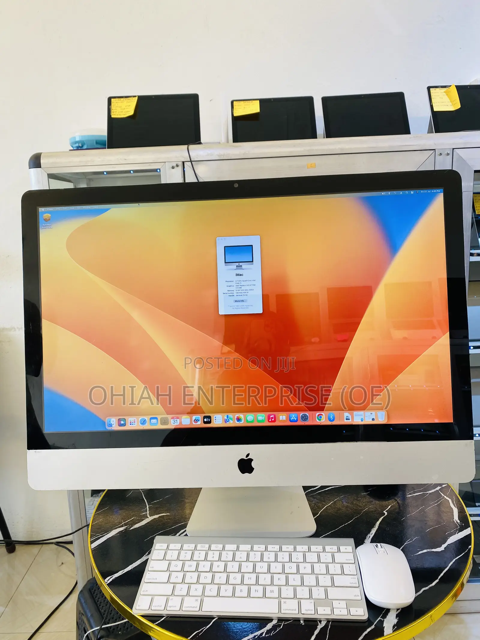 Desktop Computer Apple iMac 8GB Intel Core i5 HDD 1T