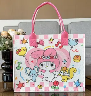 Floral and Multi Colored Felt Bags