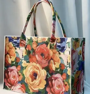 Floral and Multi Colored Felt Bags