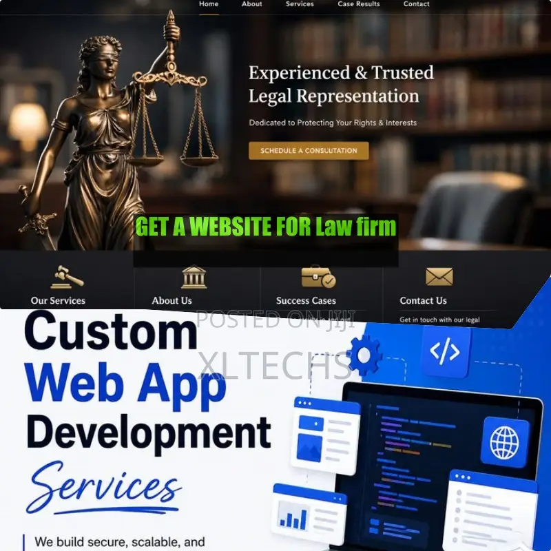Law Firm Lawyer Website Design Services in Ghana