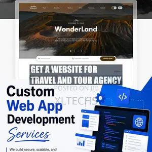 Travel Tour Agency Website Design in Ghana