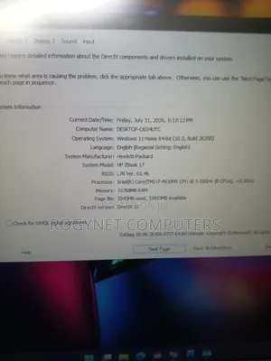 Laptop HP ZBook 17 32GB Intel Core i7 HDD+SSD 512GB