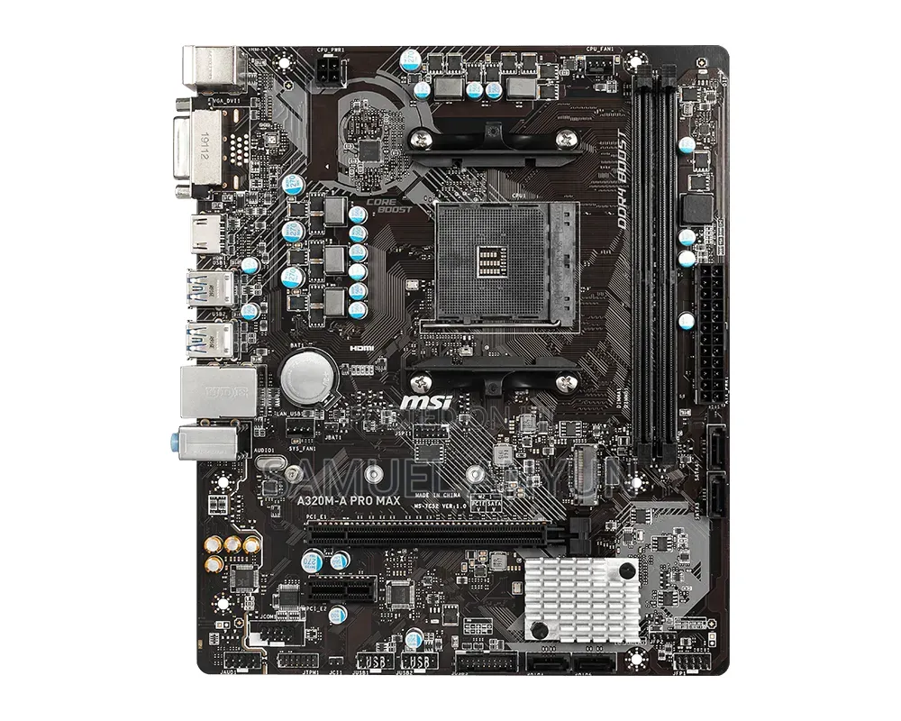 Msi Motherboard + Amd Ryzen 3 1200 + 16gb Ram and a 128gb NVMe SSD