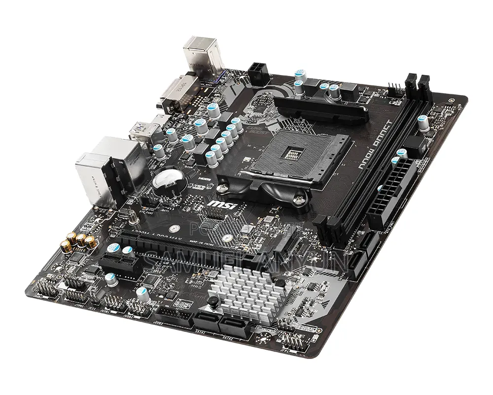 Msi Motherboard + Amd Ryzen 3 1200 + 16gb Ram and a 128gb NVMe SSD