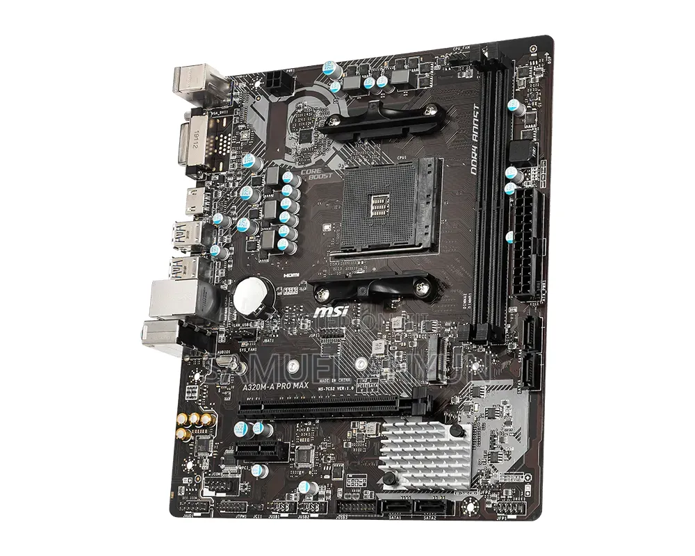 Msi Motherboard + Amd Ryzen 3 1200 + 16gb Ram and a 128gb NVMe SSD