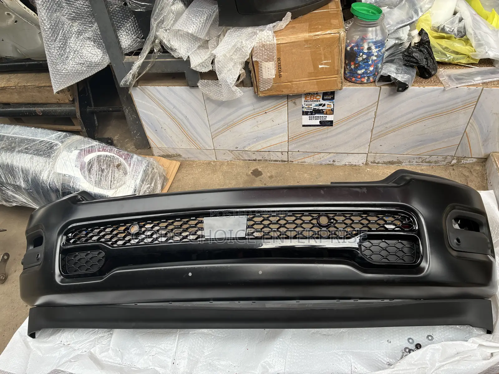 Complete Front Bumper Ram-2021-2024