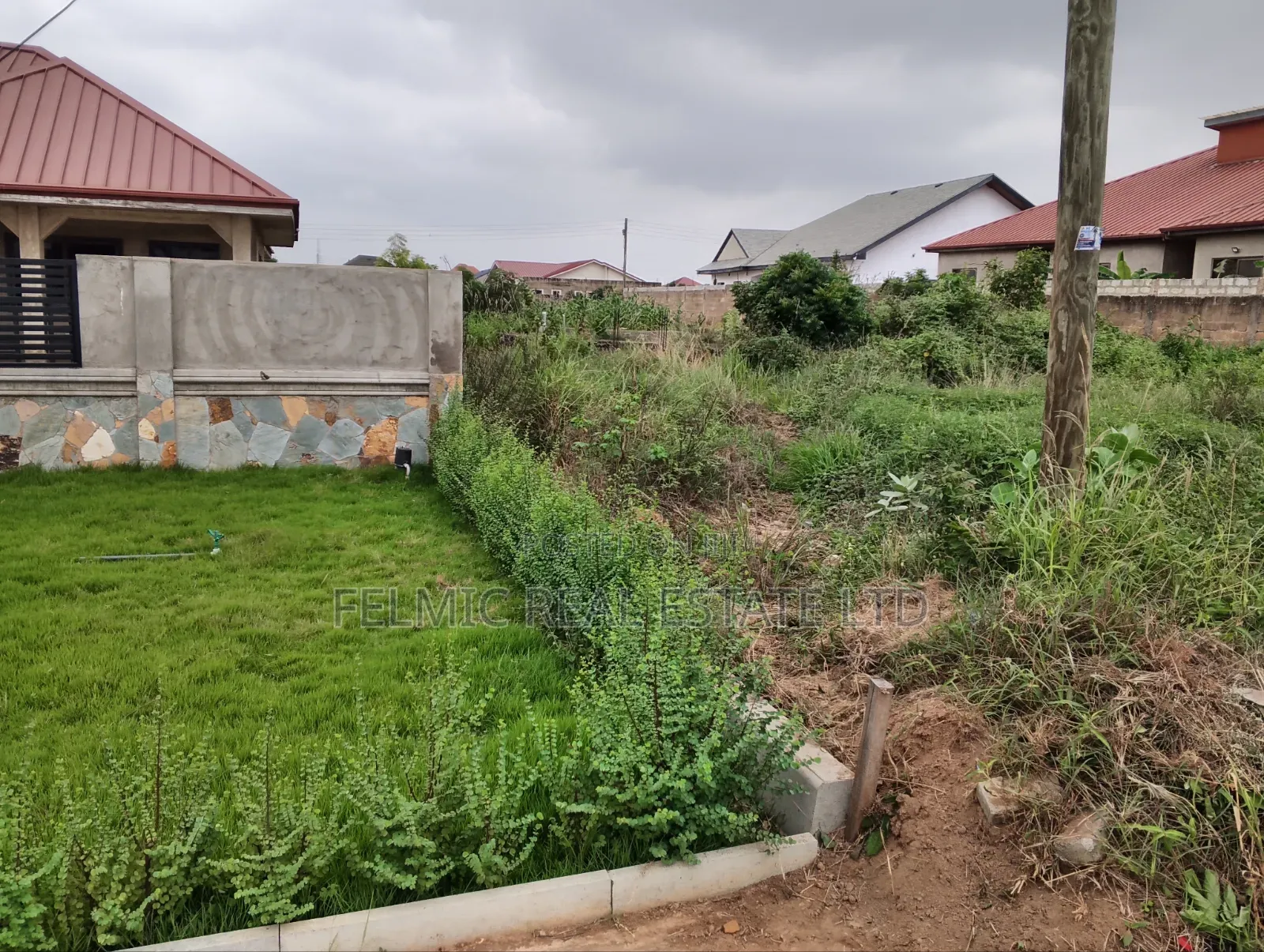 100x80ft Plot at Tema Comm 24 Palm Ridge Estate for Sale