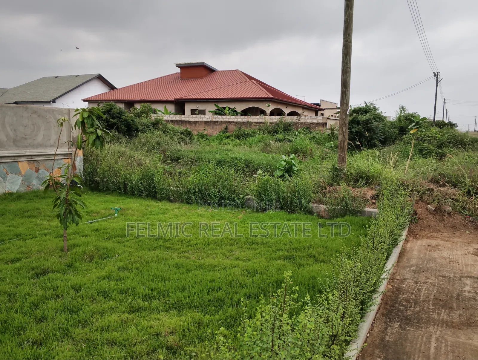100x80ft Plot at Tema Comm 24 Palm Ridge Estate for Sale