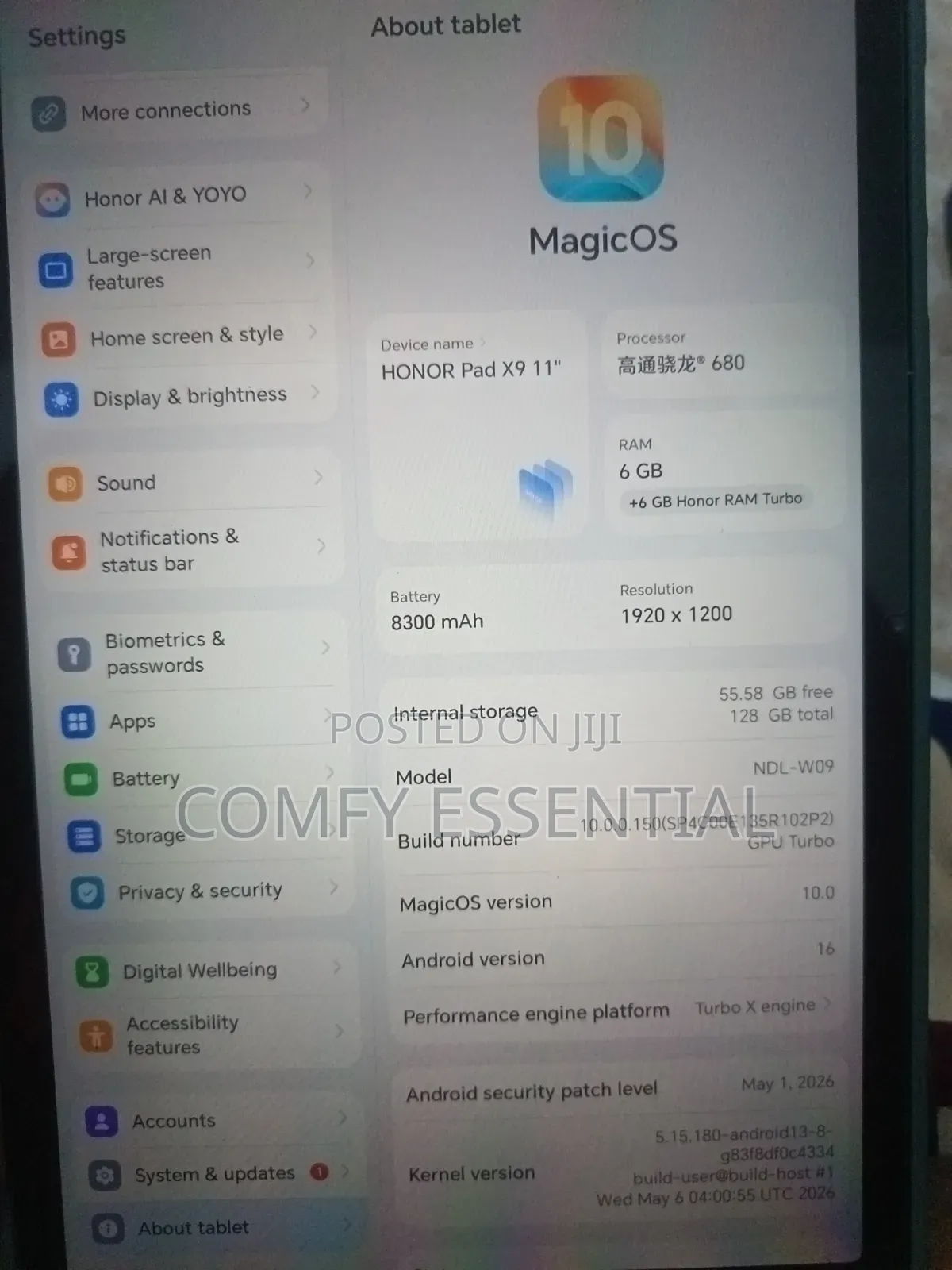 Huawei Honor Pad 5 128 GB Gray