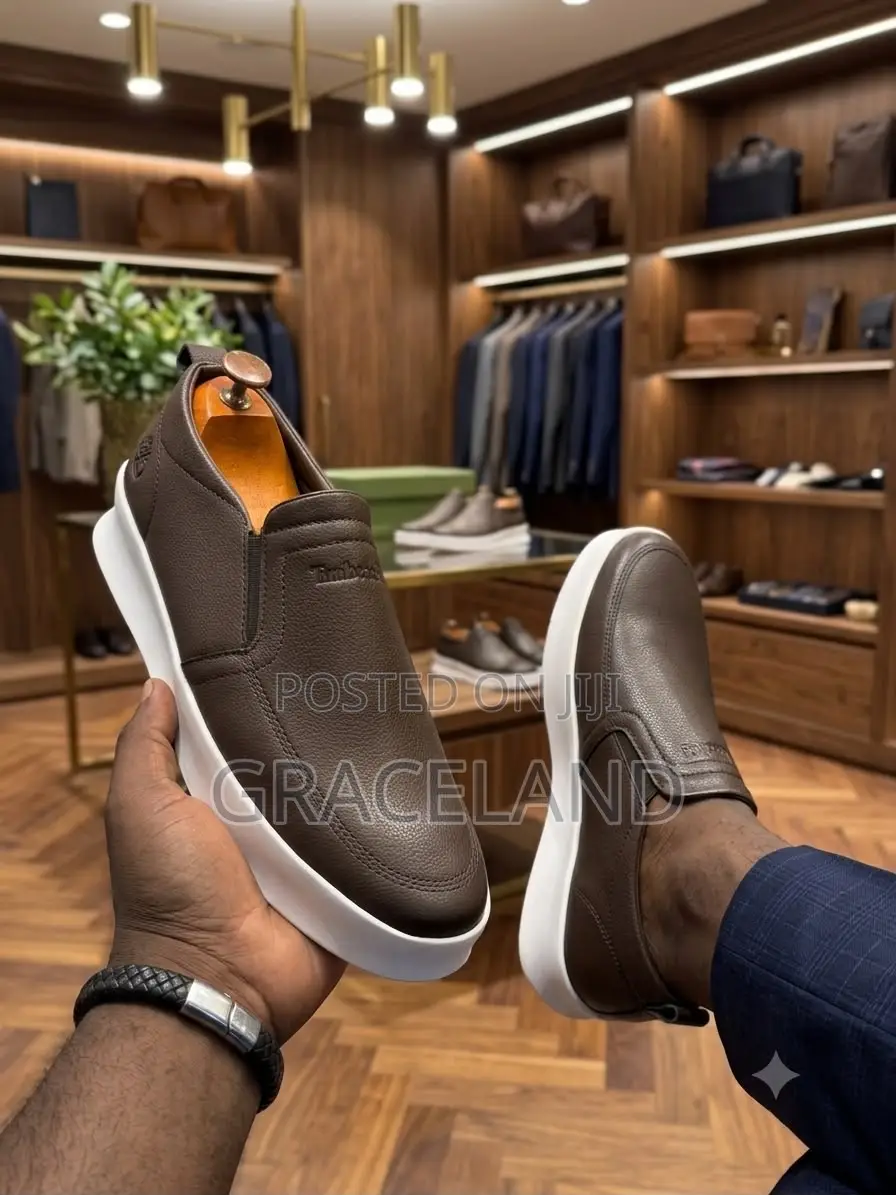 This Is Original Pure Leather Loafer Sneakers