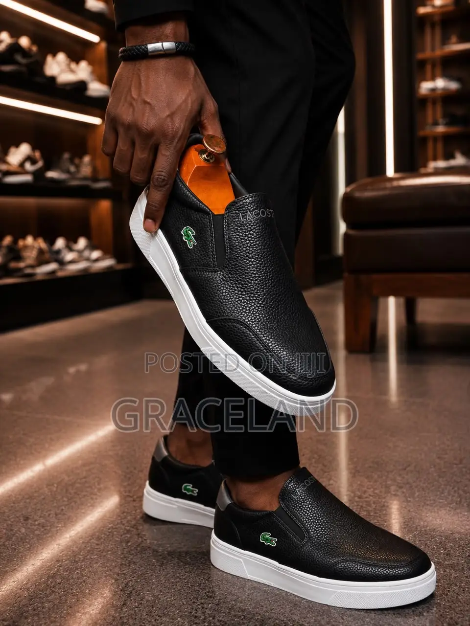 This Is Original Pure Leather Loafer Sneakers