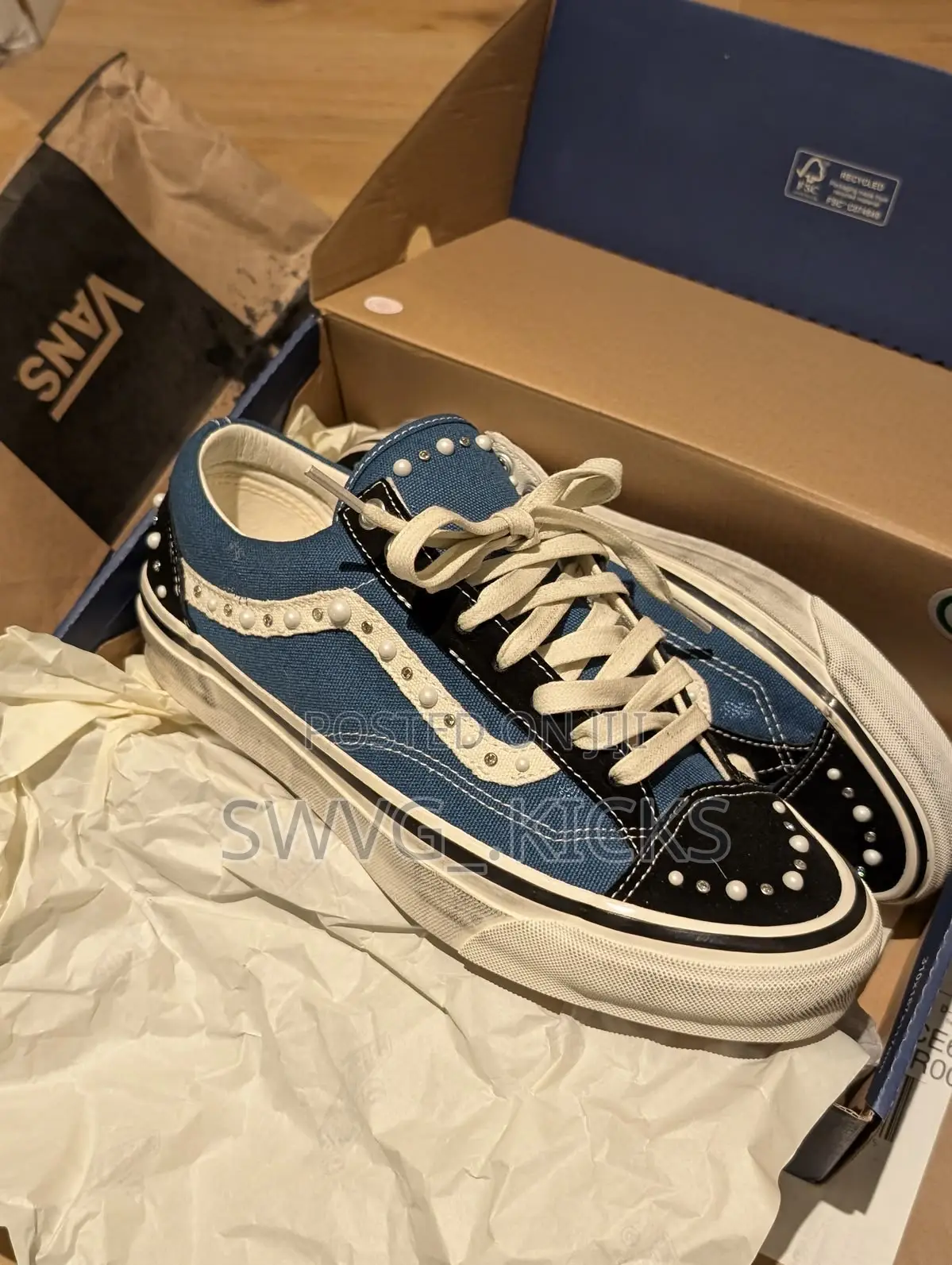 Vans LX Old Skool 36 Pearlized Pack Black Navy