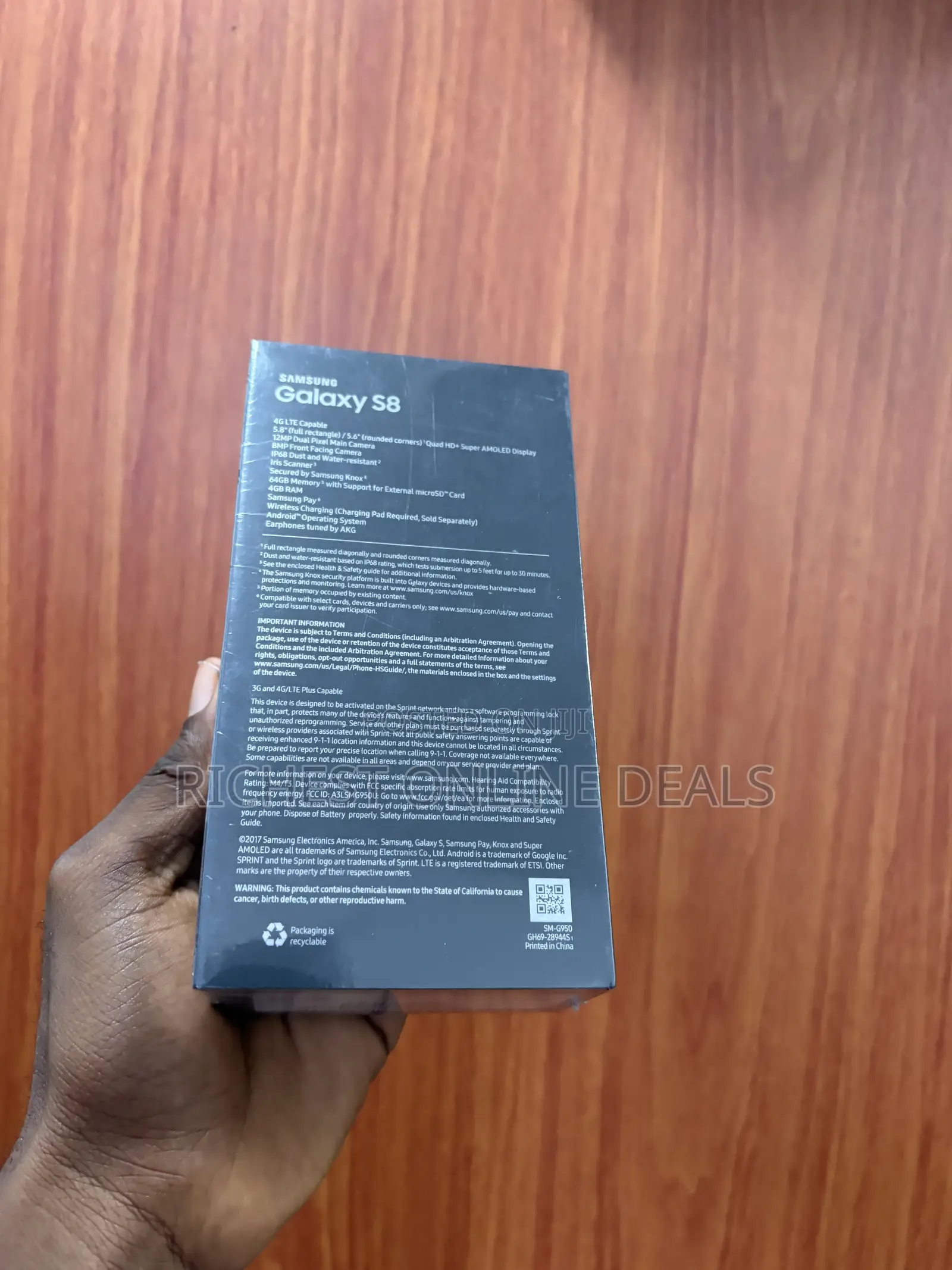 New Samsung Galaxy S8 64 GB Black
